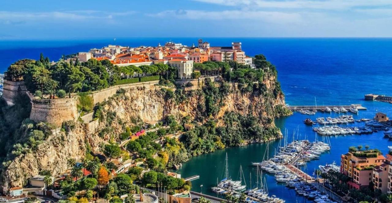 Luxurious Flat At 5 Min By Walk To Monaco, Free Parking And Sea View Apartman Beausoleil Kültér fotó